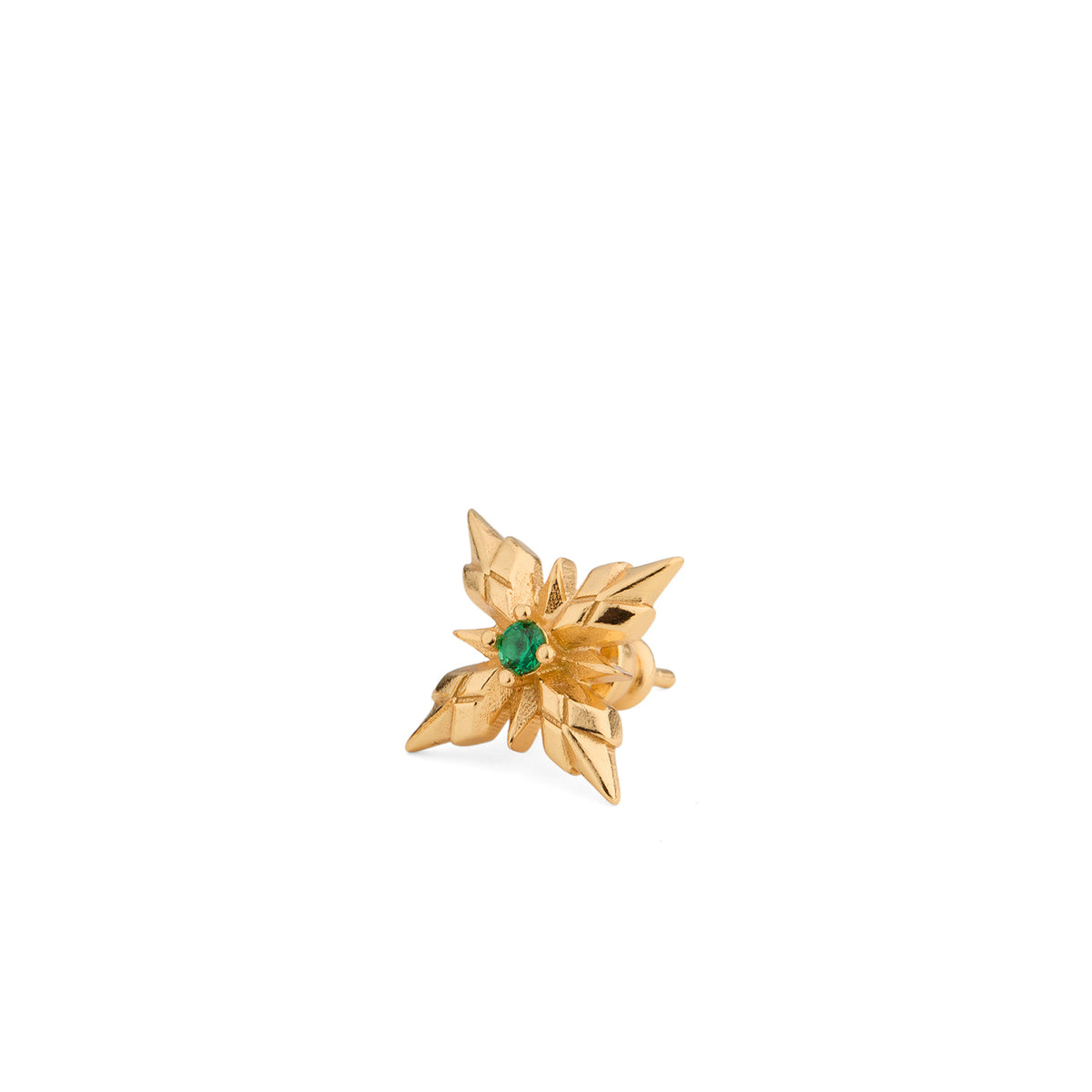 GOLD STELLA VENTIS EARRING WITH CRYSTAL