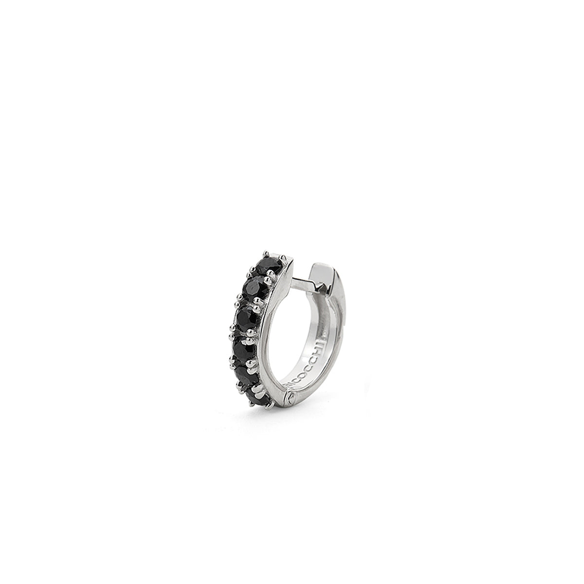 CRYSTAL HOOP EARRING