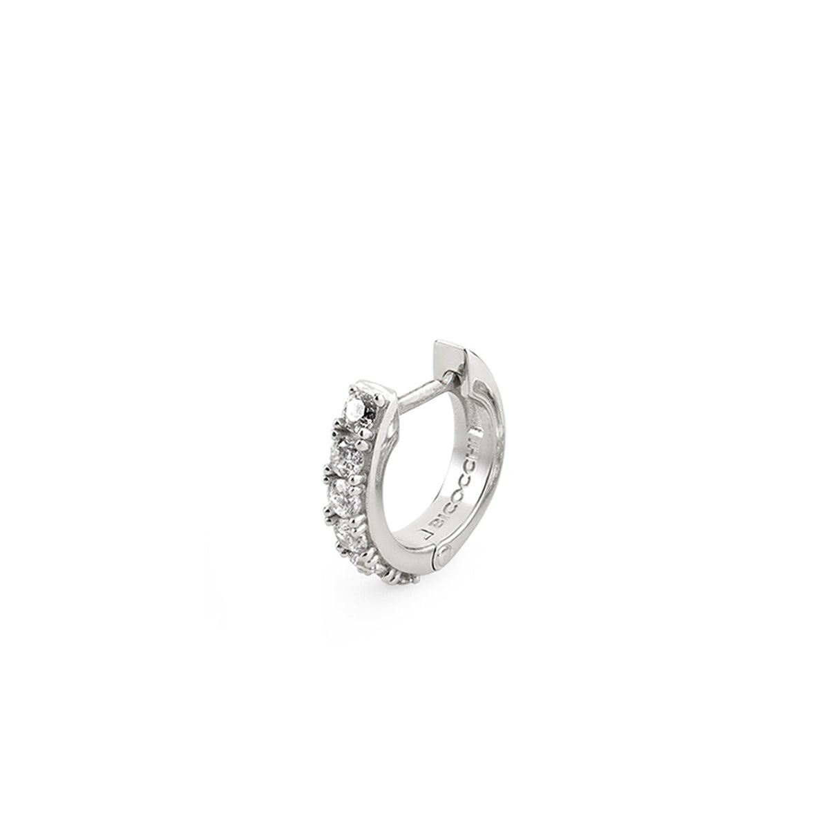 CRYSTAL HOOP EARRING