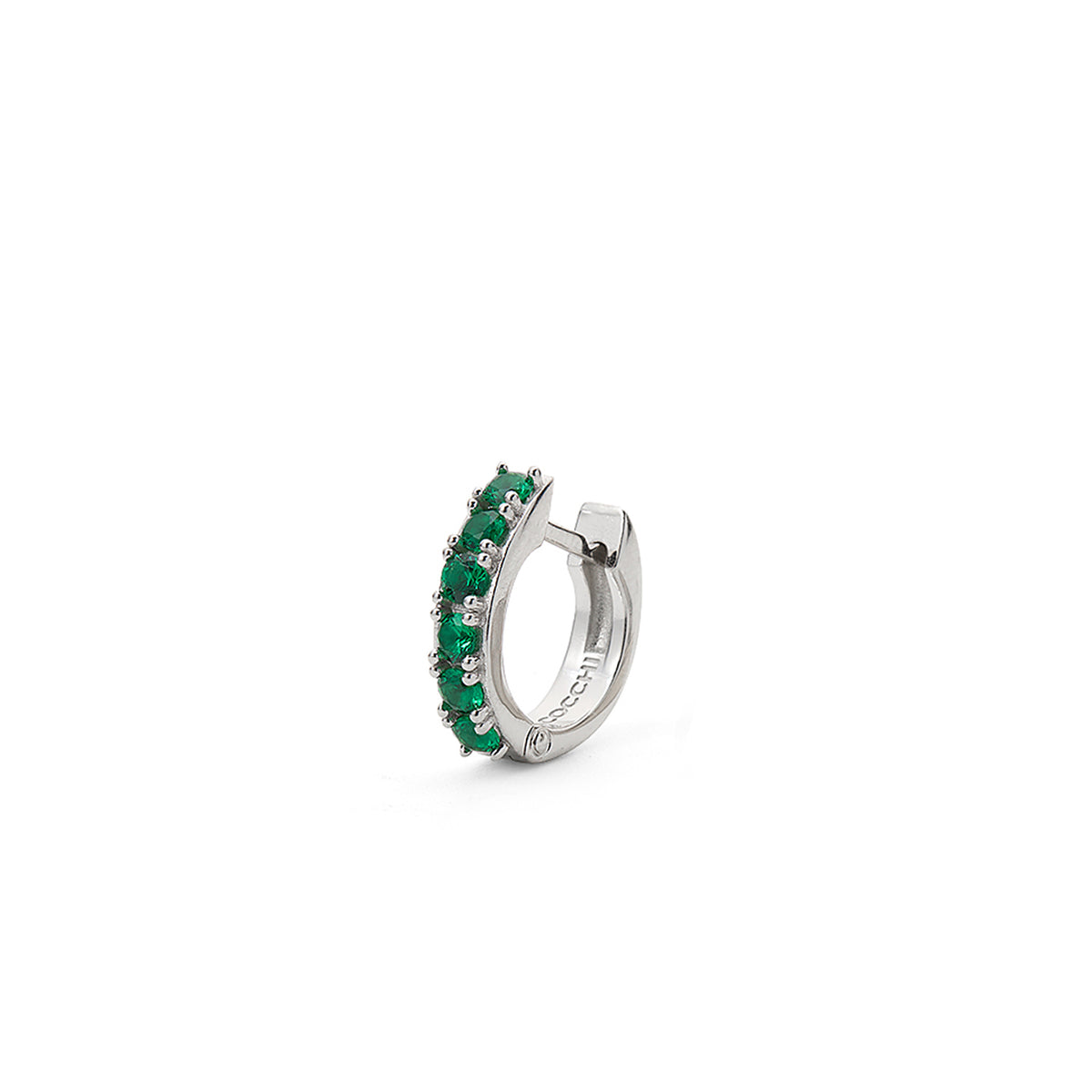 CRYSTAL HOOP EARRING