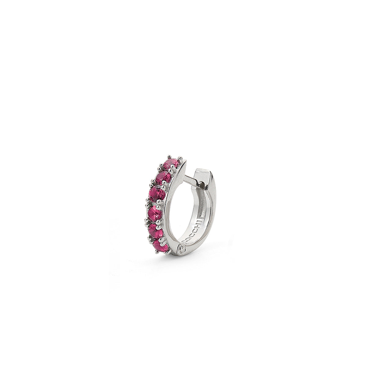 CRYSTAL HOOP EARRING