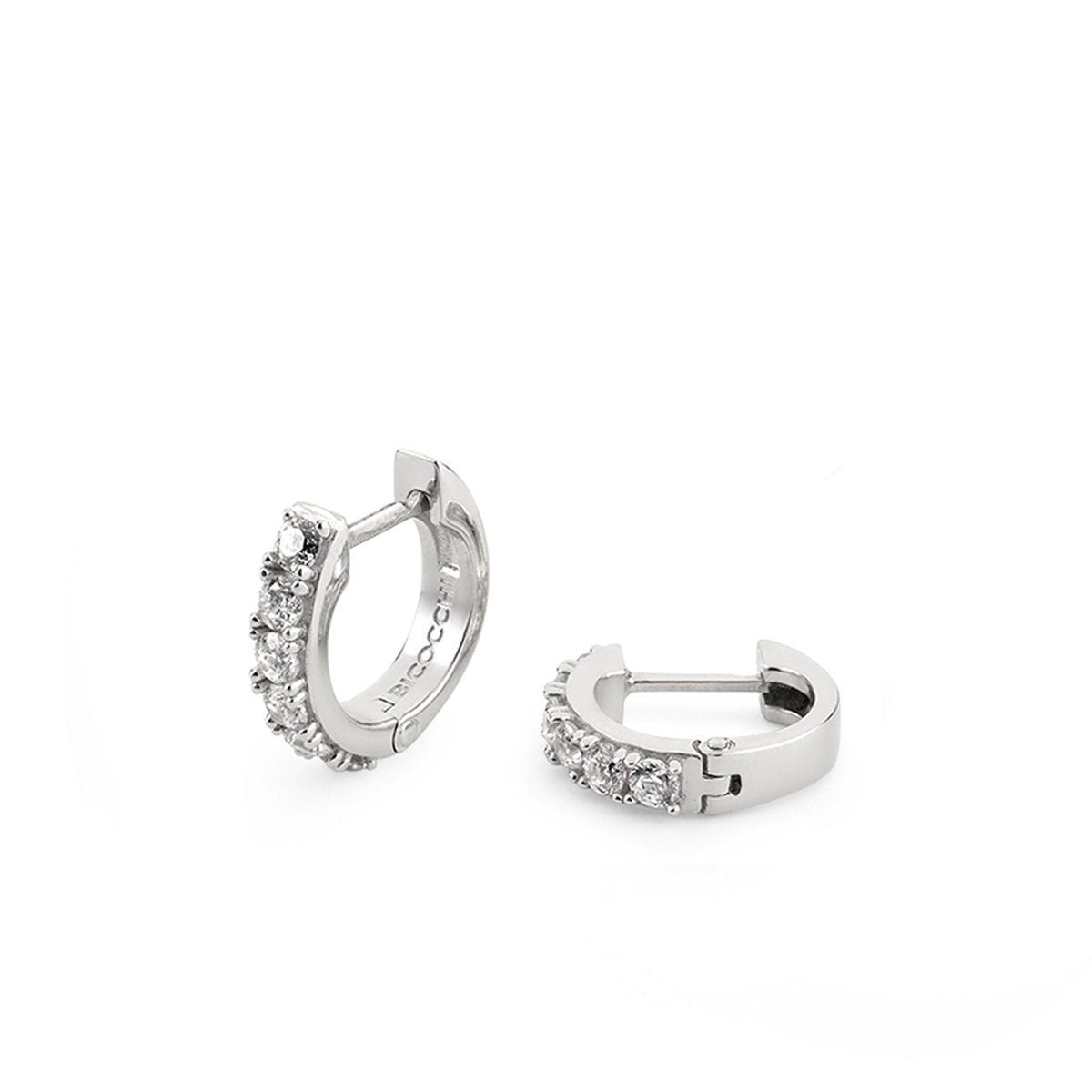 CRYSTAL HOOP EARRINGS