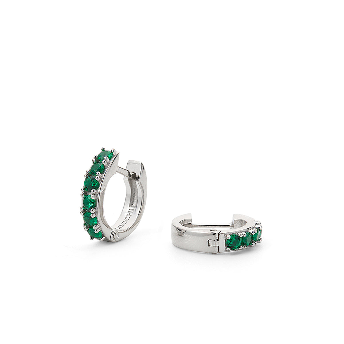 CRYSTAL HOOP EARRINGS