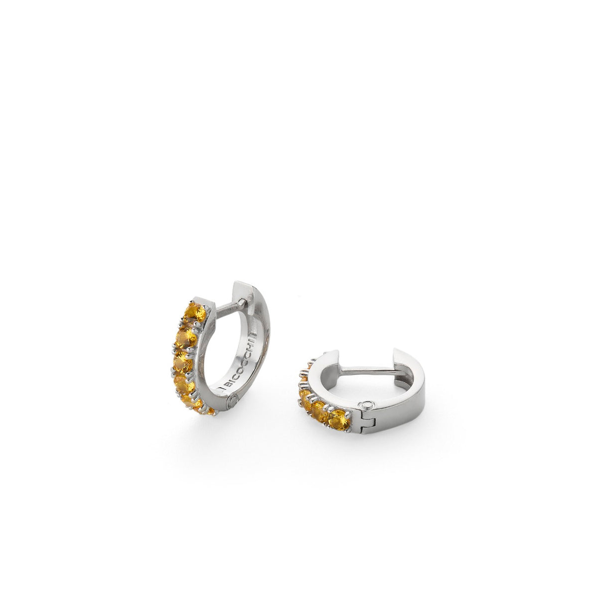 CRYSTAL HOOP EARRINGS