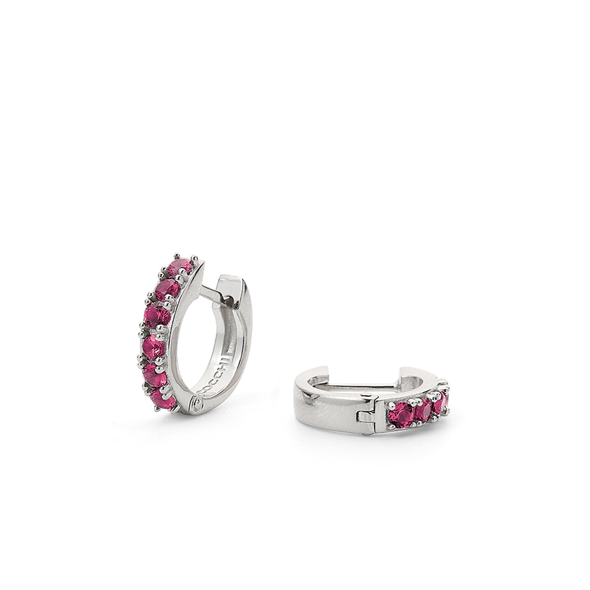 CRYSTAL HOOP EARRINGS