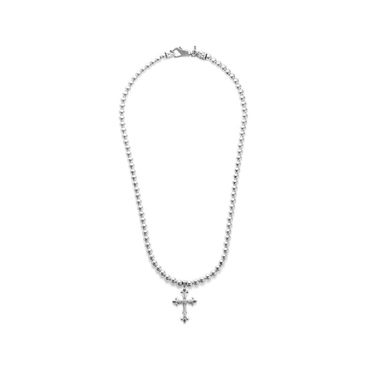 BEADED NECKLACE WITH DIAMONDS