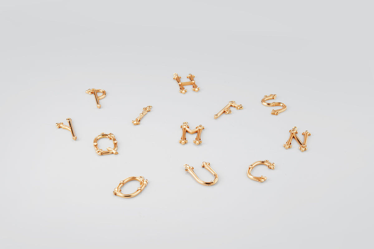 GOLD ALPHABET NECKLACE