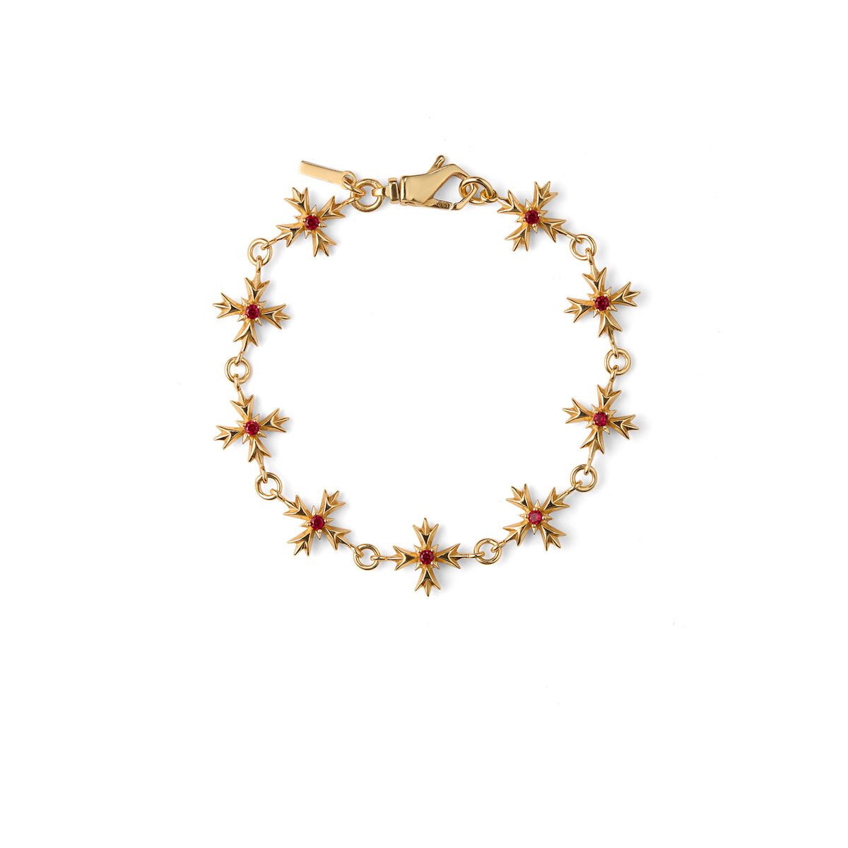 GOLD CRYSTAL CREST BRACELET