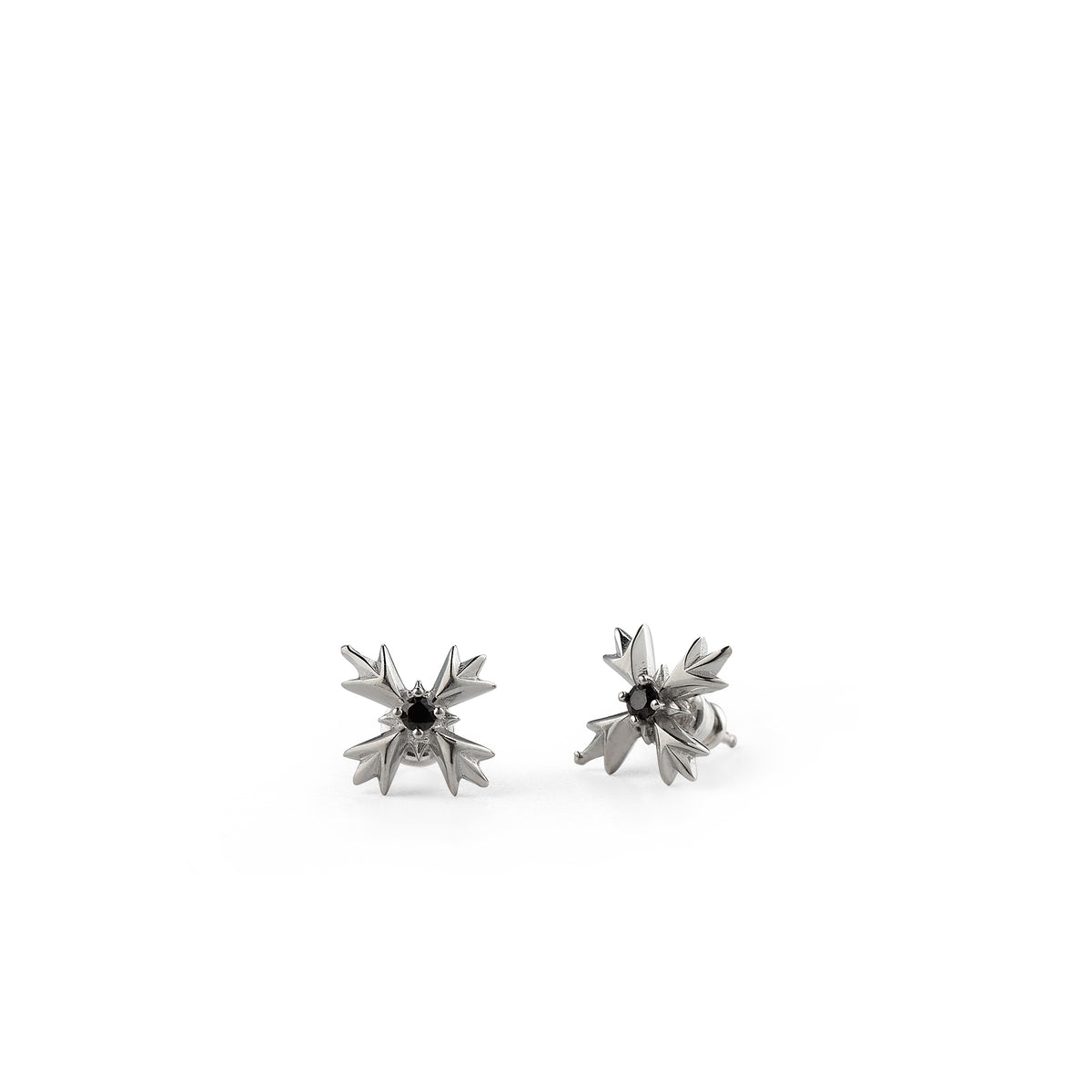 CRYSTAL CREST EARRINGS