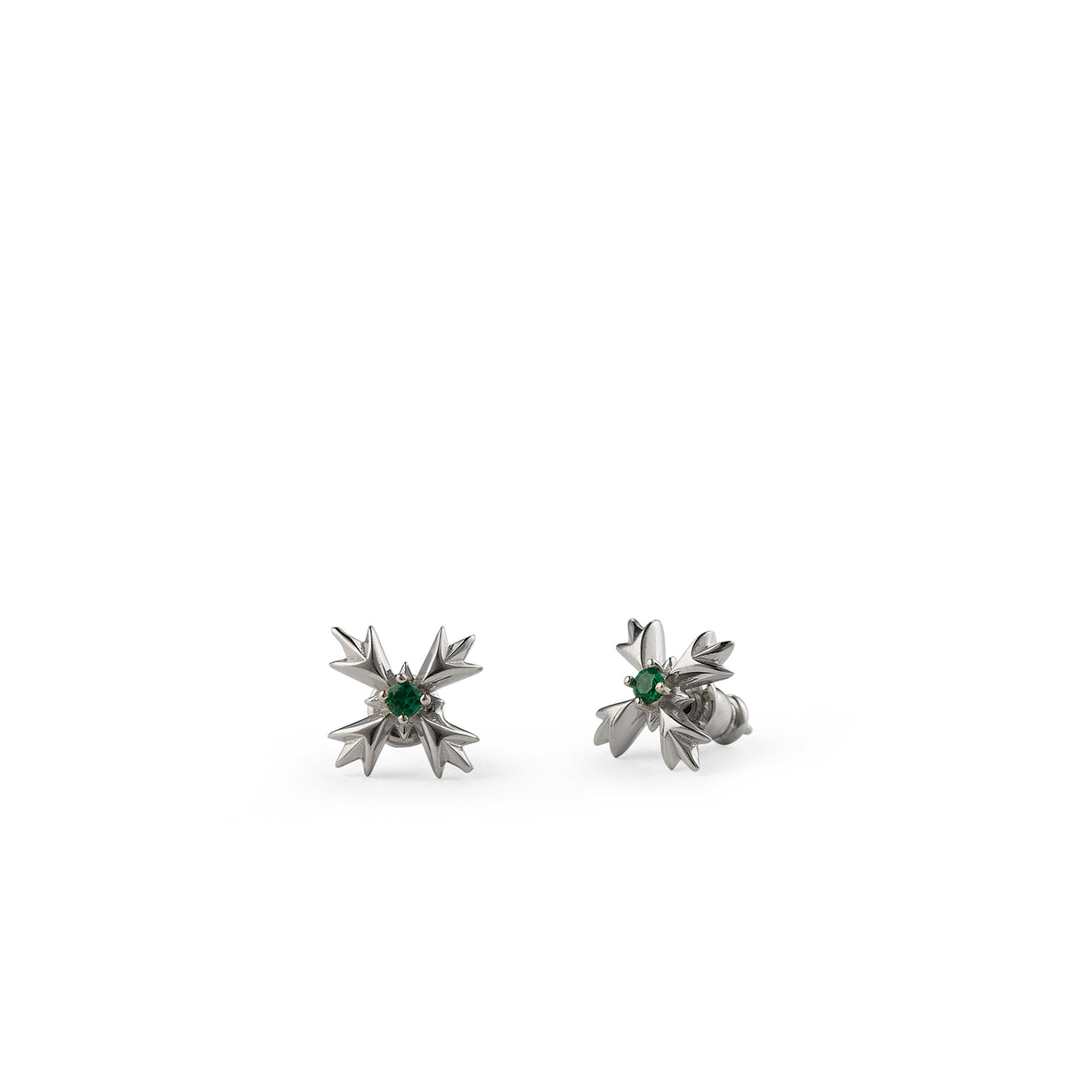 CRYSTAL CREST EARRINGS
