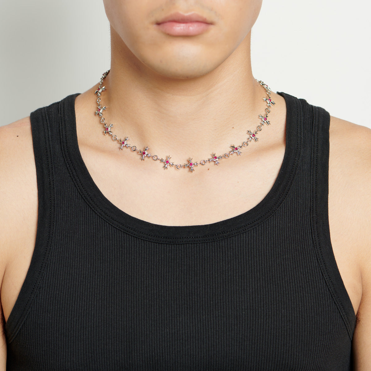 CRYSTAL CREST NECKLACE