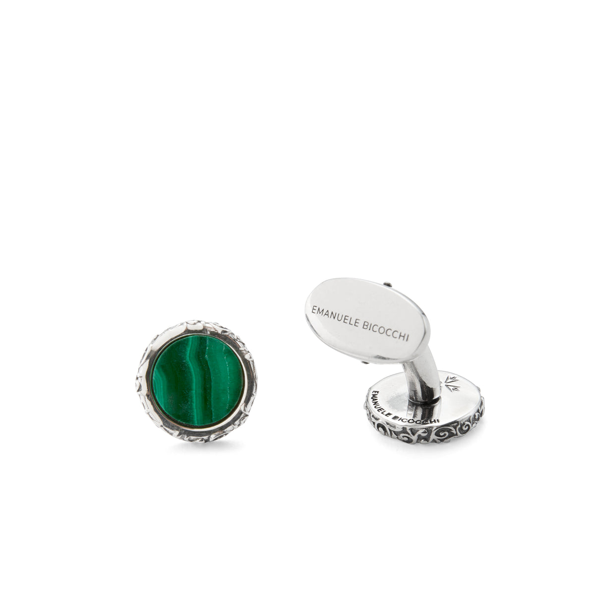 ROUND ARABESQUE CUFFLINKS