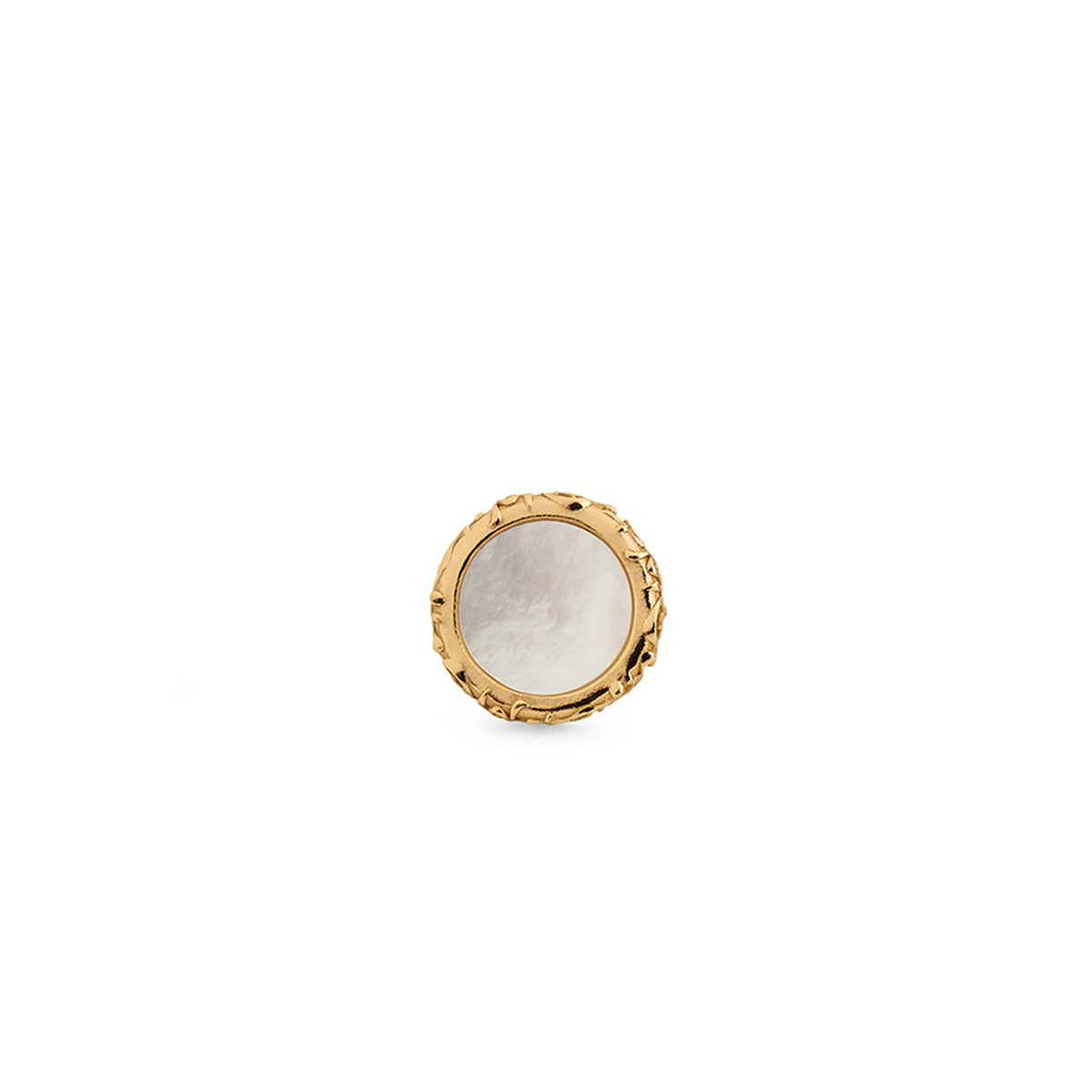 GOLD AMULET EARRING