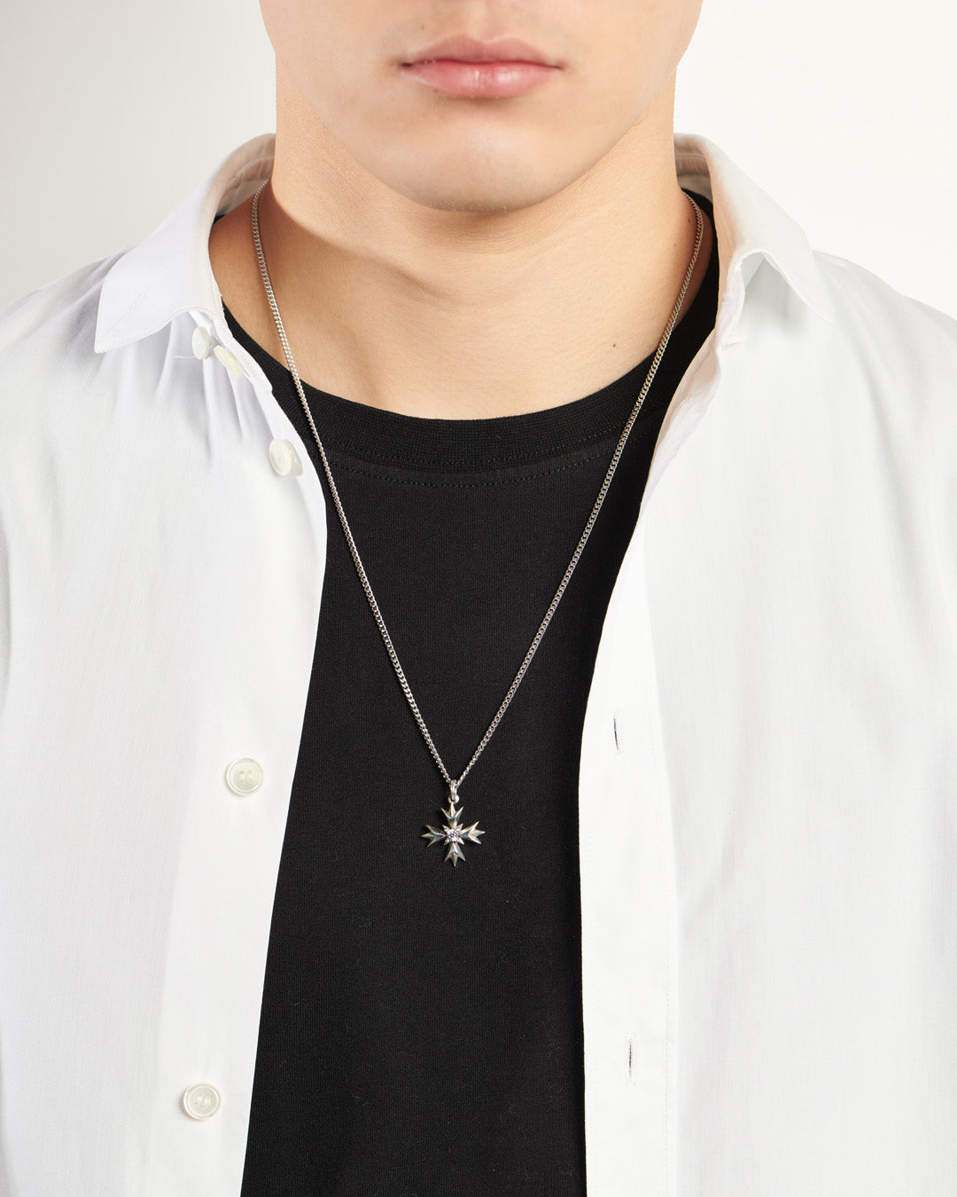 CREST + CRYSTAL NECKLACE