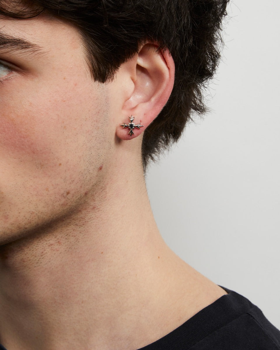 CRYSTAL CREST EARRINGS