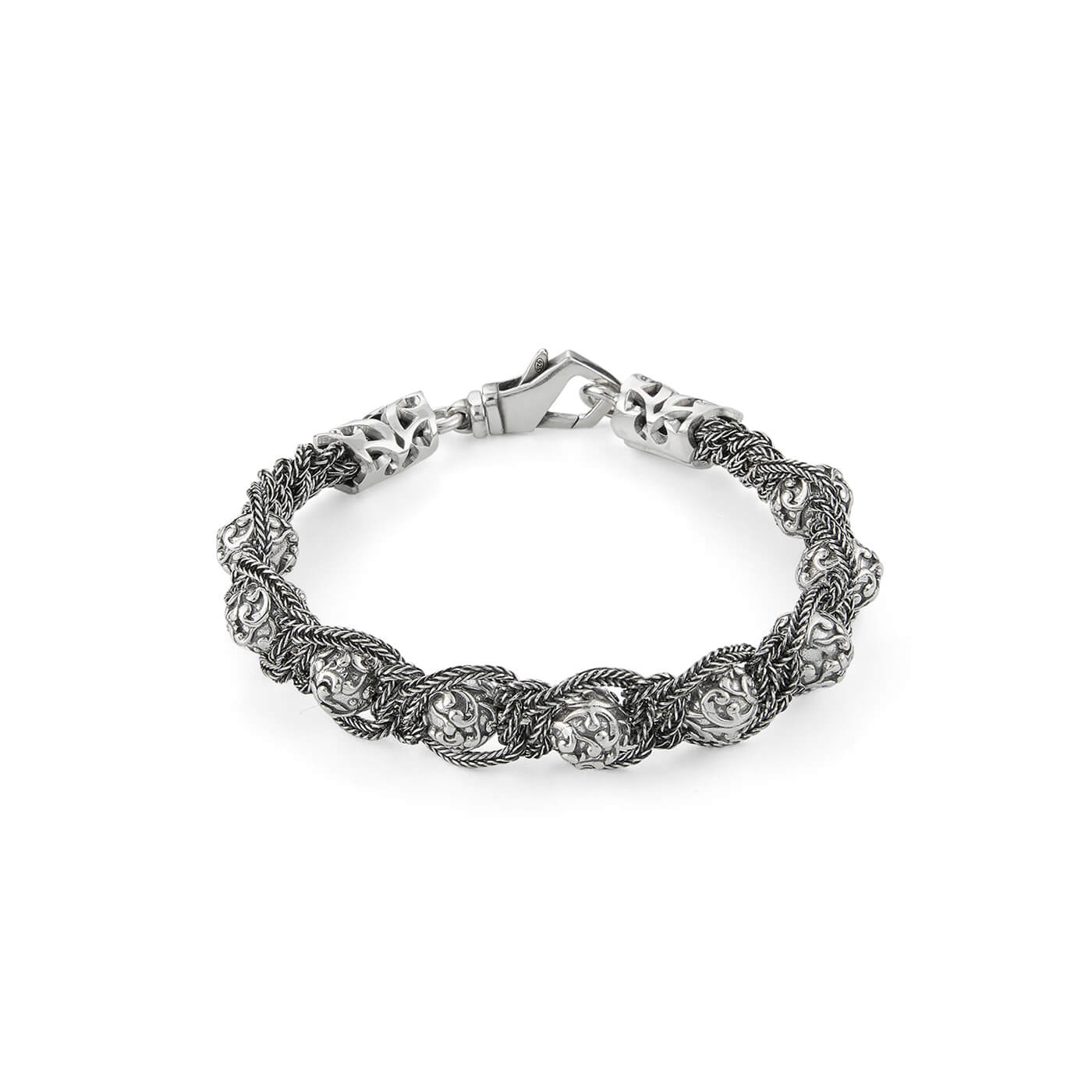 silver arabesque bracelet | EMANUELE BICOCCHI