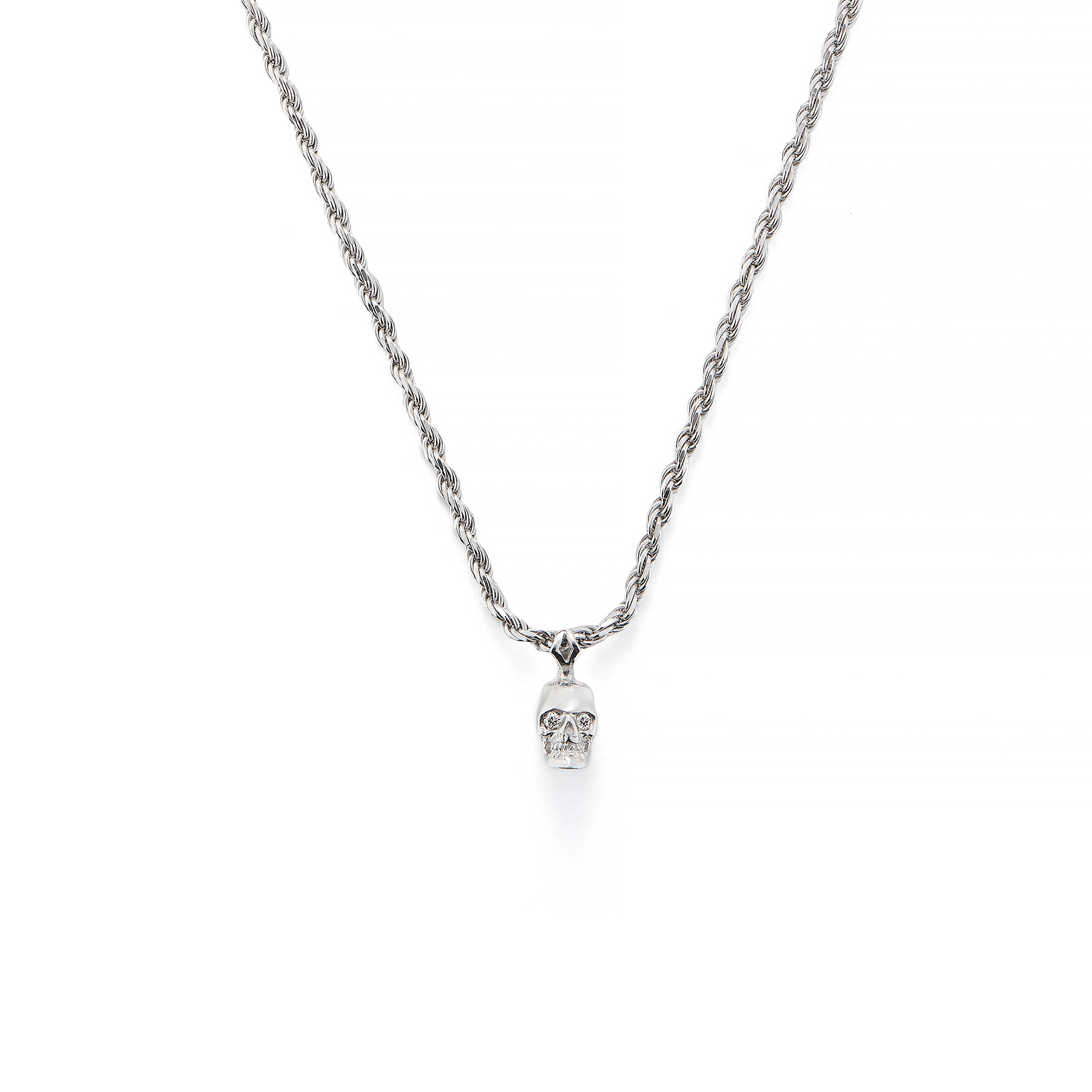 Diamond Skull Necklace