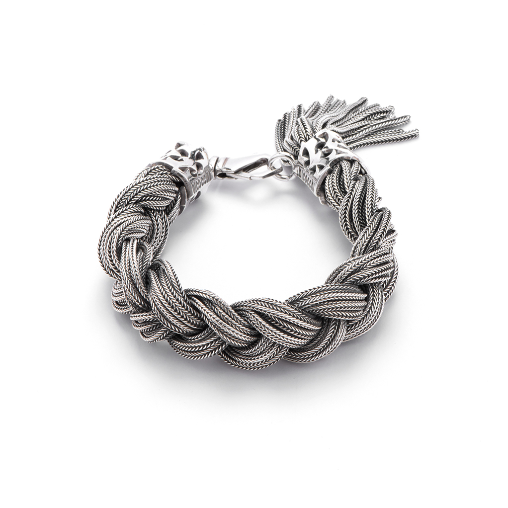 ブレスレット EMANUELE BICOCCHI ESSENTIAL KNOTS BRACELET Emanuele Bicocchi Essential Knots bracelet in 925 silver