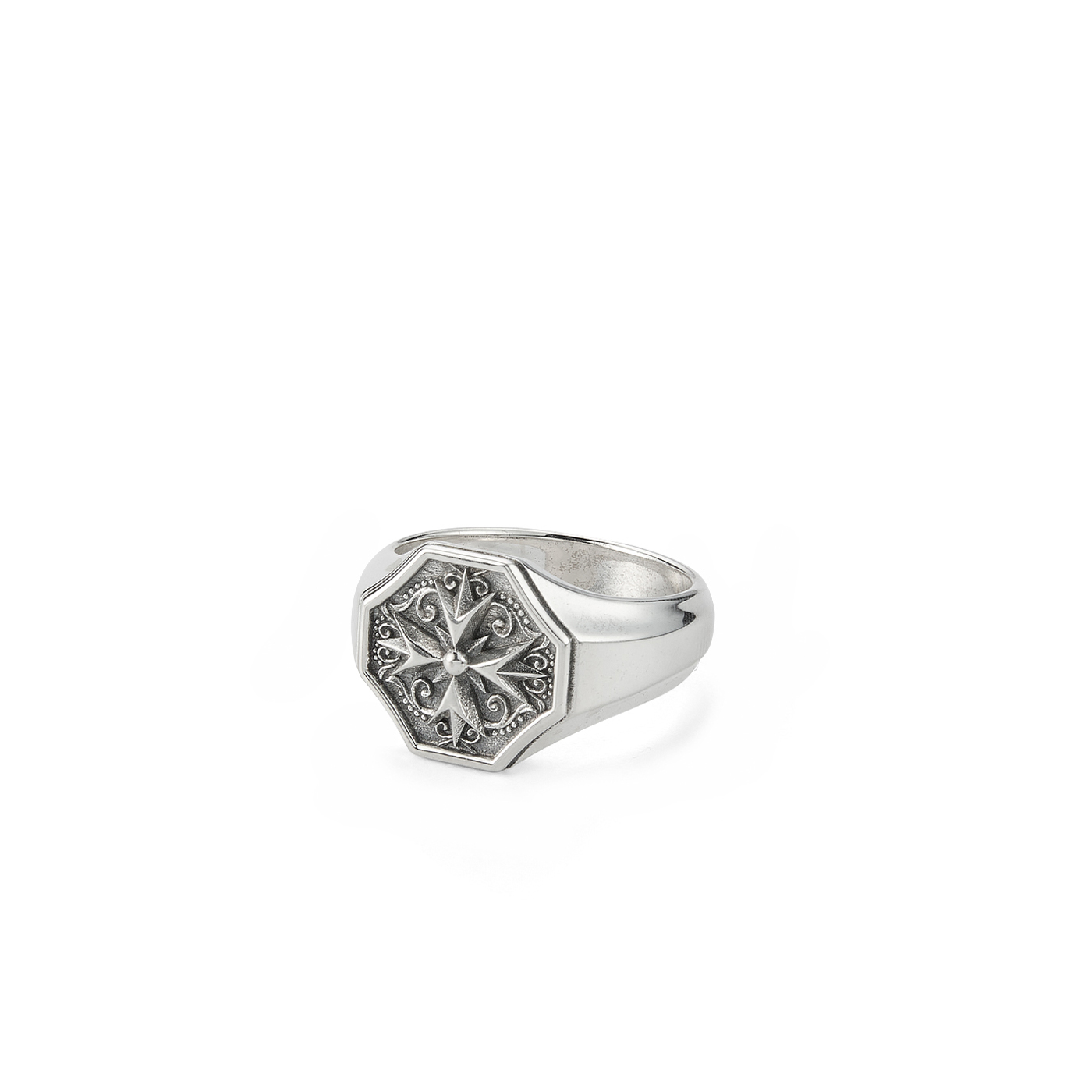 指輪・リング emanuele bicocchi SS25 CREST SIGNET RING (MLA1SILVER CLEAR) MLA1.jpg