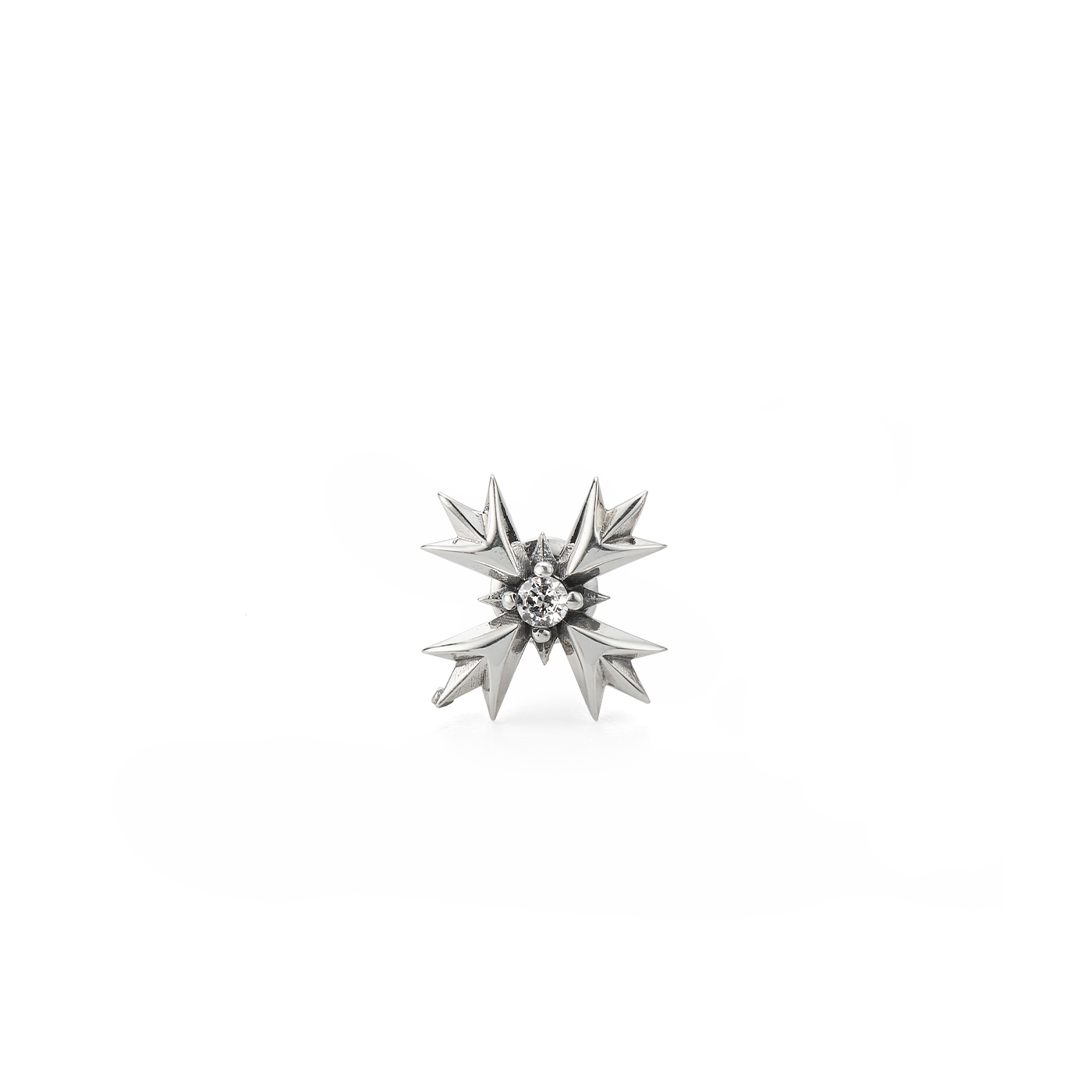 キーホルダー・キーリング emanuele bicocchi SINGLE EARRING CREST (MLE4GSILVER GOLD) crest crystal earring | EMANUELE BICOCCHI