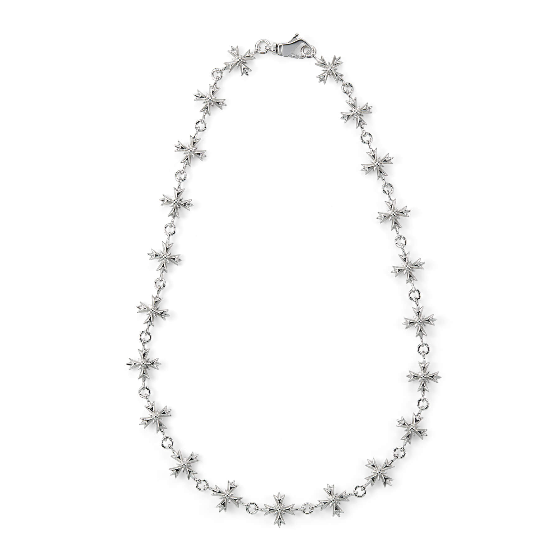 ネックレス・ペンダント emanuele bicocchi BRAIDED NEW LOGO NECKLACE (FKXN2 SILVER) Emanuele Bicocchi Large Knot Braided Necklace - Silver - Due