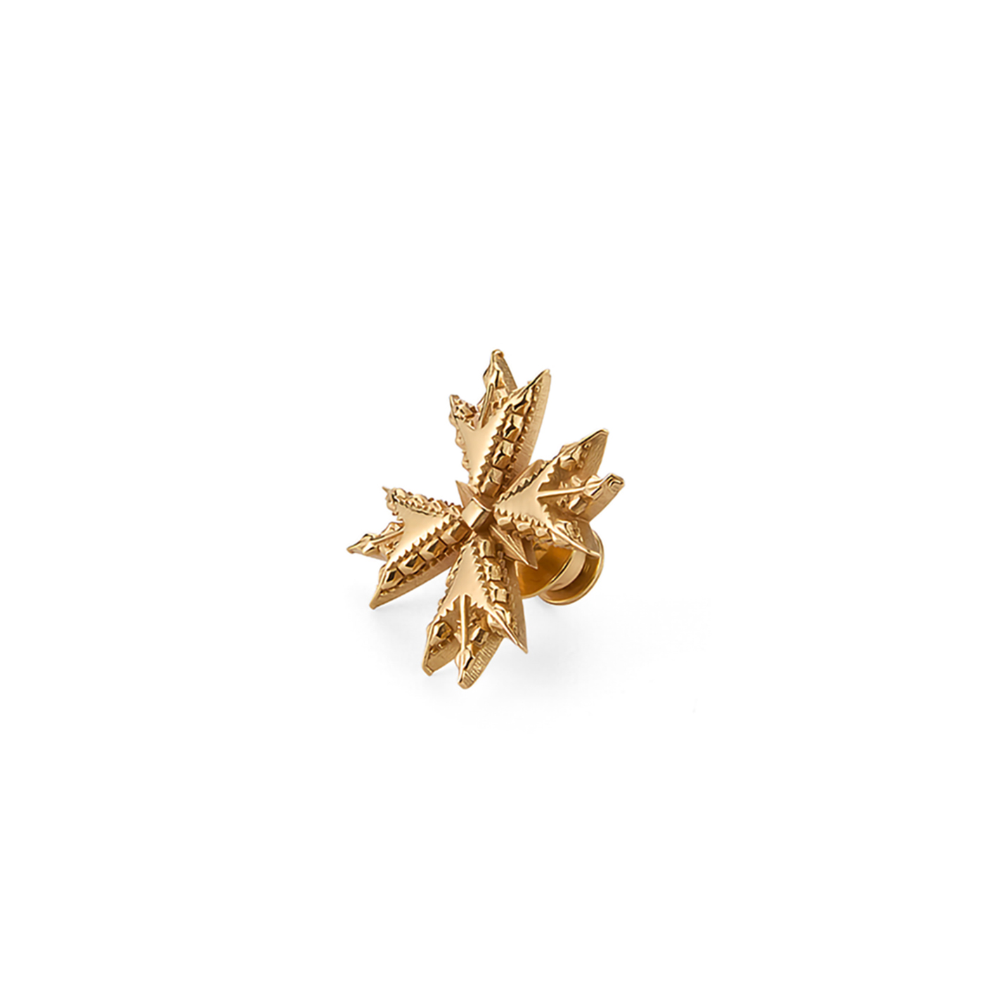Gold plated sterling silver crest brooch | EMANUELE BICOCCHI