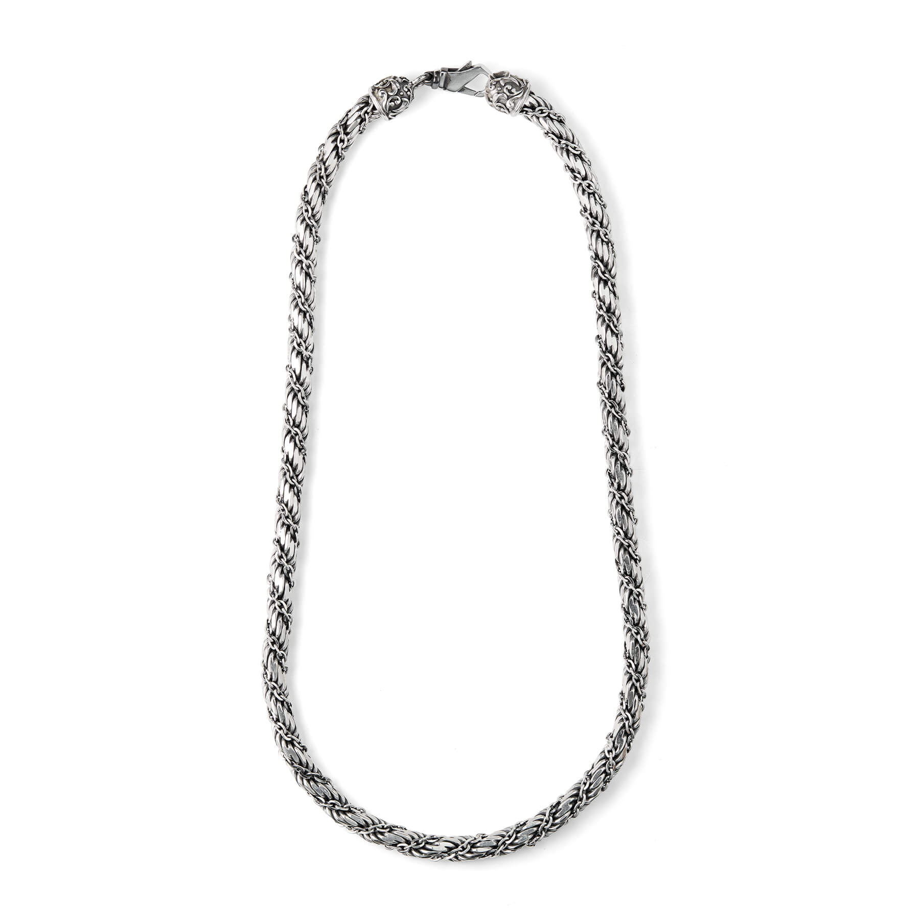 【関税&送料込】Emanuele Bicocchi Sterling Silver 925 Chain Emanuele Bicocchi Sharp chain-link Necklace | Silver | FARFETCH