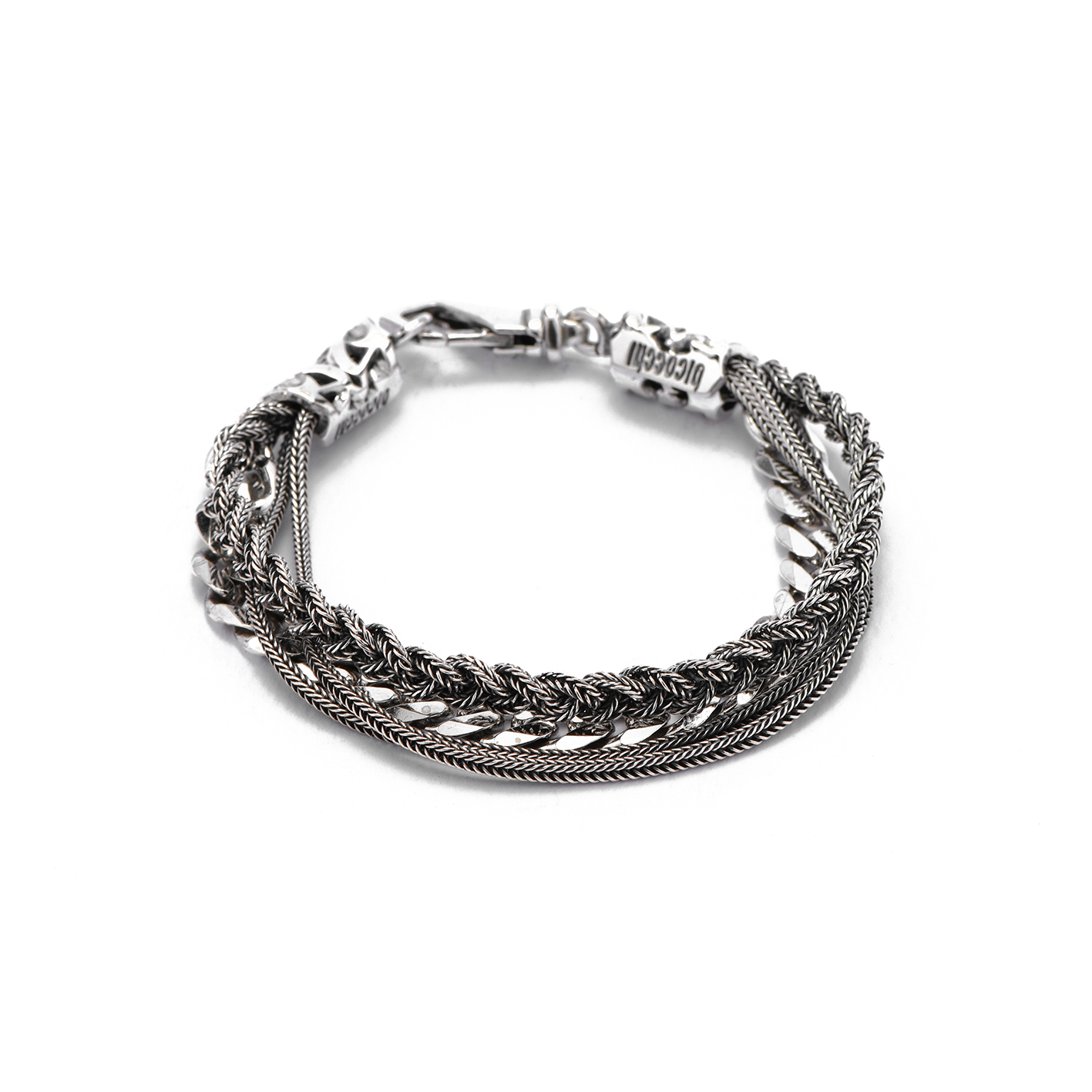Chain And Braided Bracelet