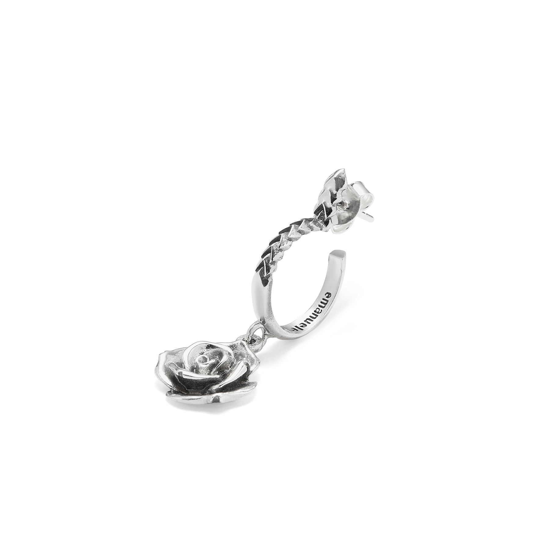 イヤリング emanuele bicocchi EARRING PENDAT ROSE + SKULL TE1.jpg
