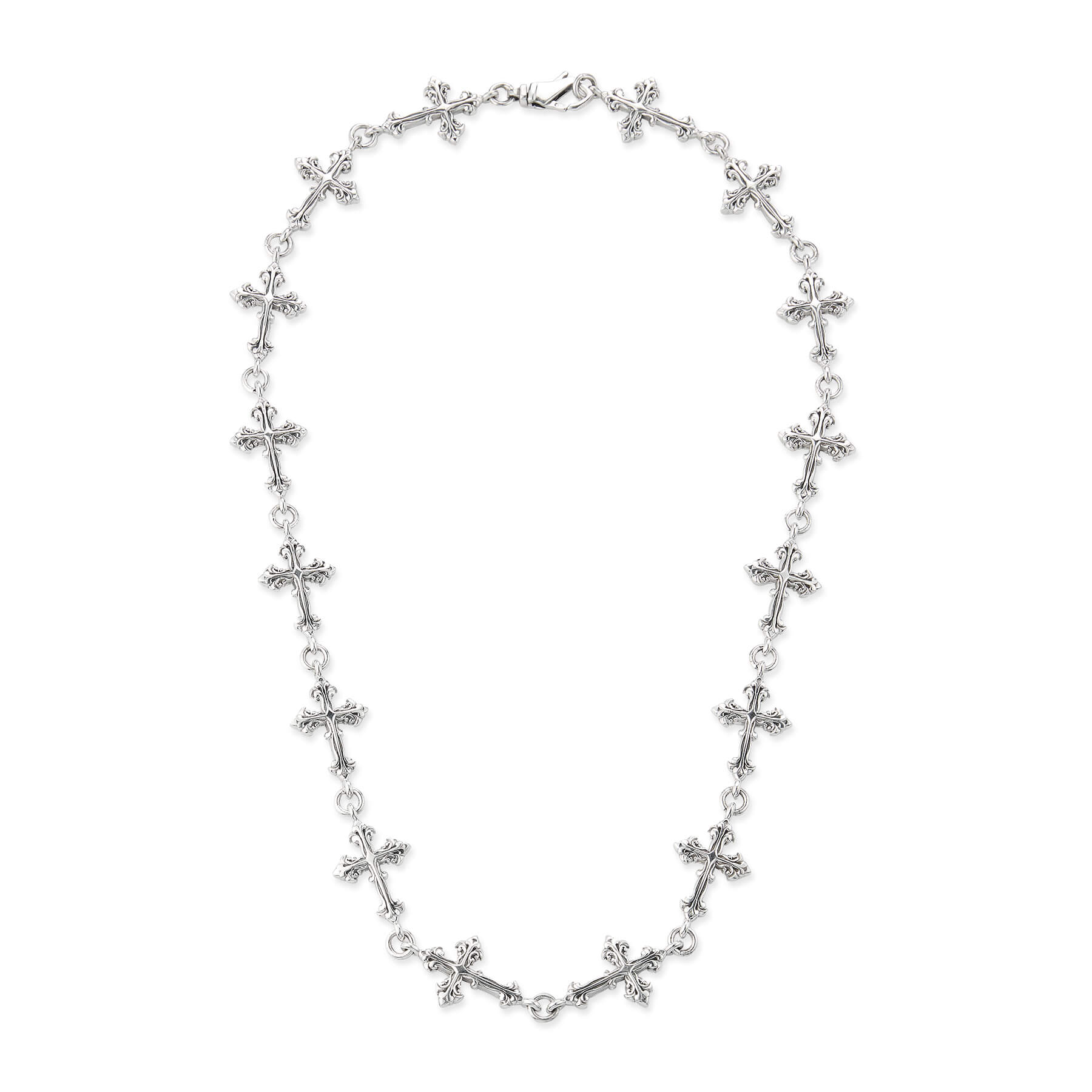 large multi cross avelli necklace | EMANUELE BICOCCHI