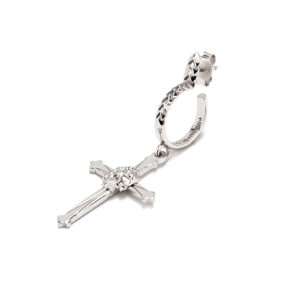 CROSS SKULL EARRING