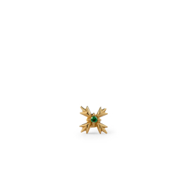 Gold Crystal Crest Earring | EMANUELE BICOCCHI