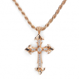 Golden on sale cross jewellery