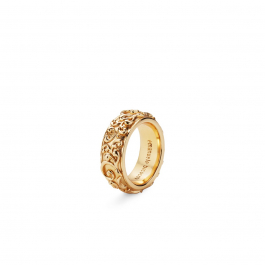 LARGE GOLD ARABESQUE BAND RING