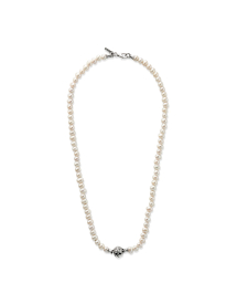 PEARL NECKLACE WITH SKULL