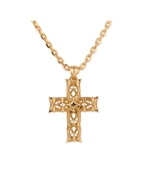 REISSUE GOLD NOTRE-DAME CROSS NECKLACE