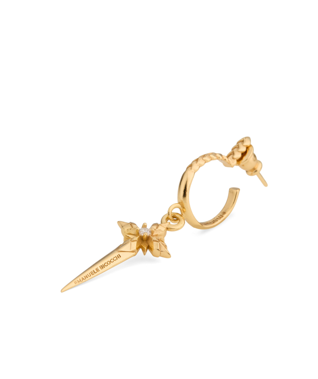 GOLD STELLA VENTIS DAGGER EARRING
