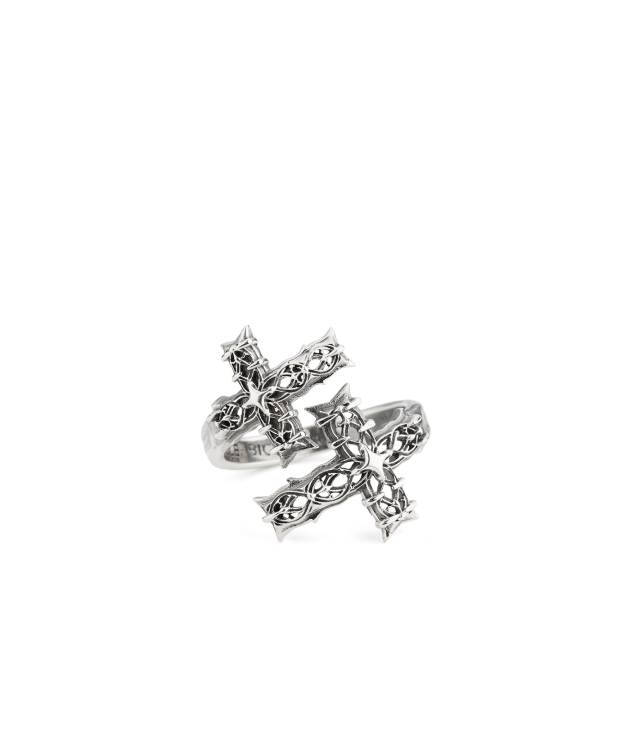 NOTRE-DAME CONTRARIE CROSS RING