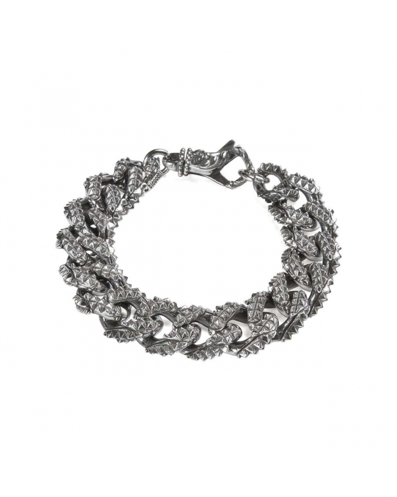 Large Studded Chain Bracelet