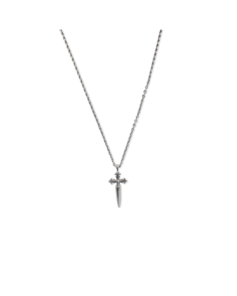 Dagger-cross necklace