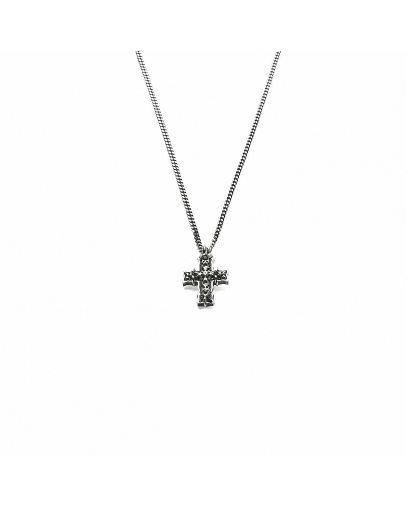 Tiny Notre-Dame Cross Necklace