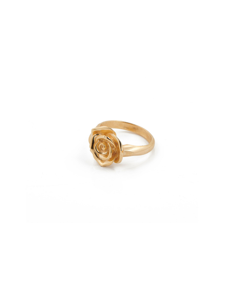 Gold Rose Ring
