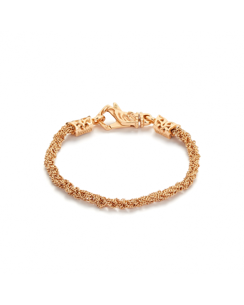 Gold Crocheted Bracelet