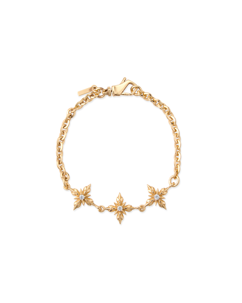 GOLD STELLA VENTIS CHAIN BRACELET