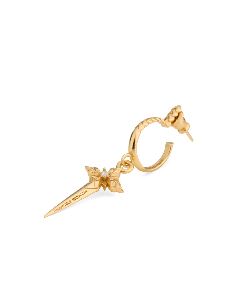 ORECCHINO PUGNALE STELLA VENTIS ORO