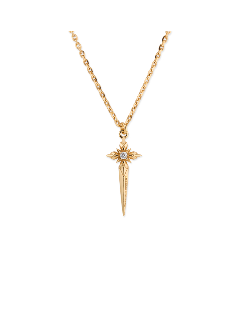 GOLD STELLA VENTIS DAGGER NECKLACE