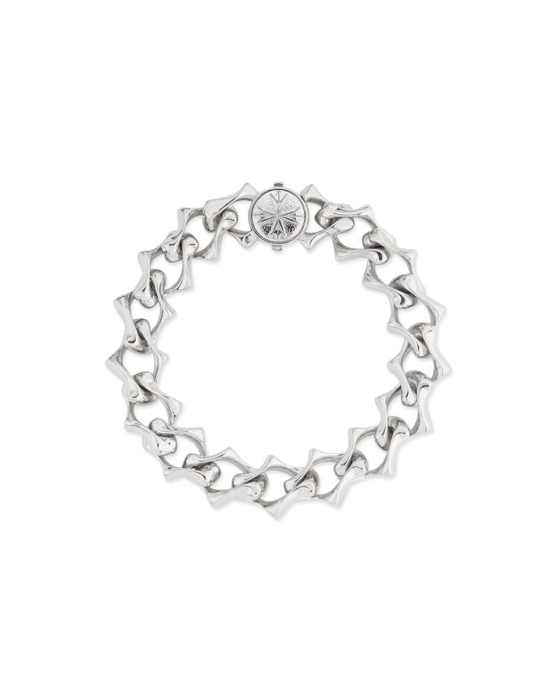 BRACCIALE SHARP GRANDE LISCIO CON LOGO