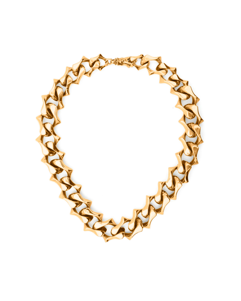 COLLANA CATENA SHARP OVERSIZE ORO