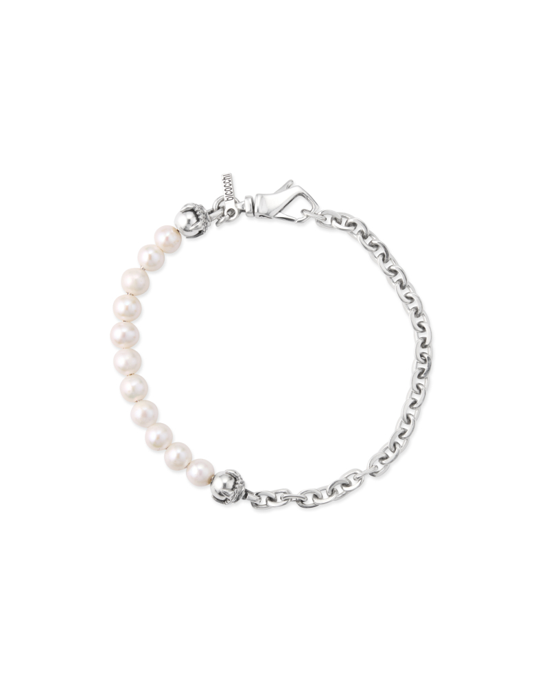 PEARL HALF-CHAIN BRACELET