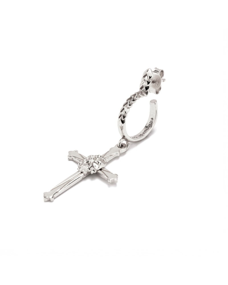 CROSS SKULL EARRING